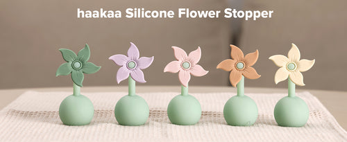 Silicone Breast Pump Flower Stopper