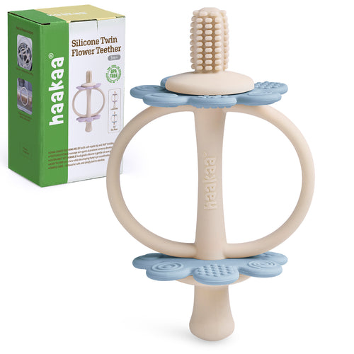 haakaa Silicone Twin Flower Teether