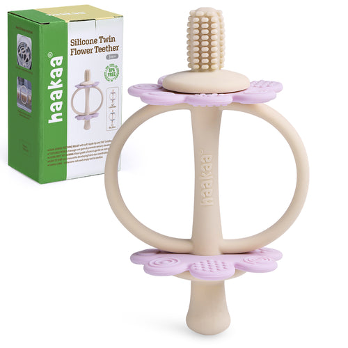 haakaa Silicone Twin Flower Teether