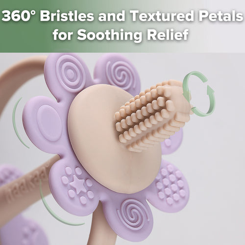 haakaa Silicone Twin Flower Teether