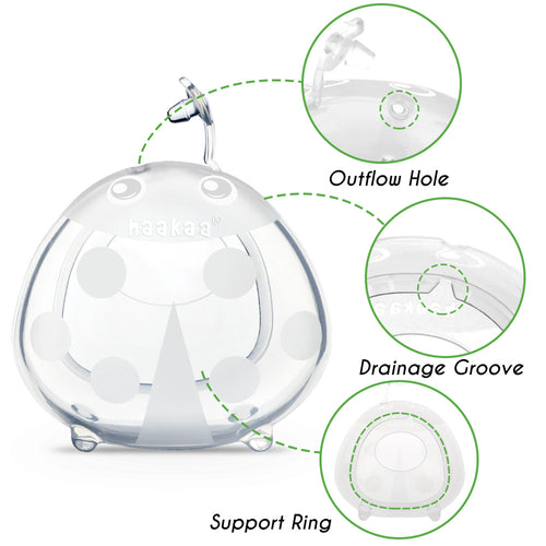 Ladybug Silicone Breast Milk Collector (40ml/75ml/150ml)