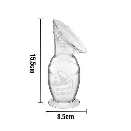 Generation 2 100/150ml Silicone Breast Pump with Suction Base