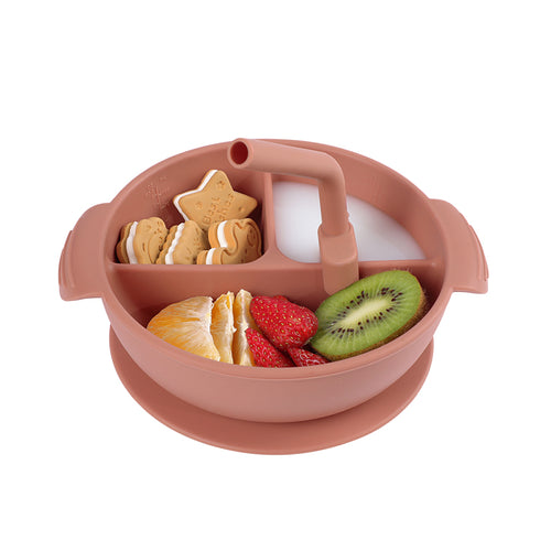 Silicone Divided Suction Bowl