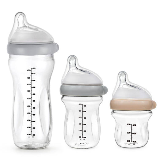 Glass Baby Bottles 120ml 180ml 300ml