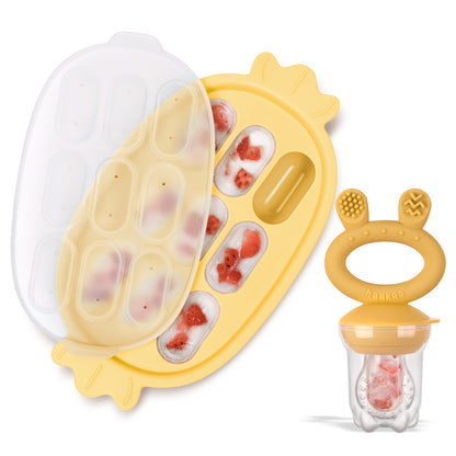 Fresh Food Feeder and Silicone Nibble Tray Set