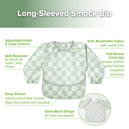 Haakaa Long-sleeved Smock Bib