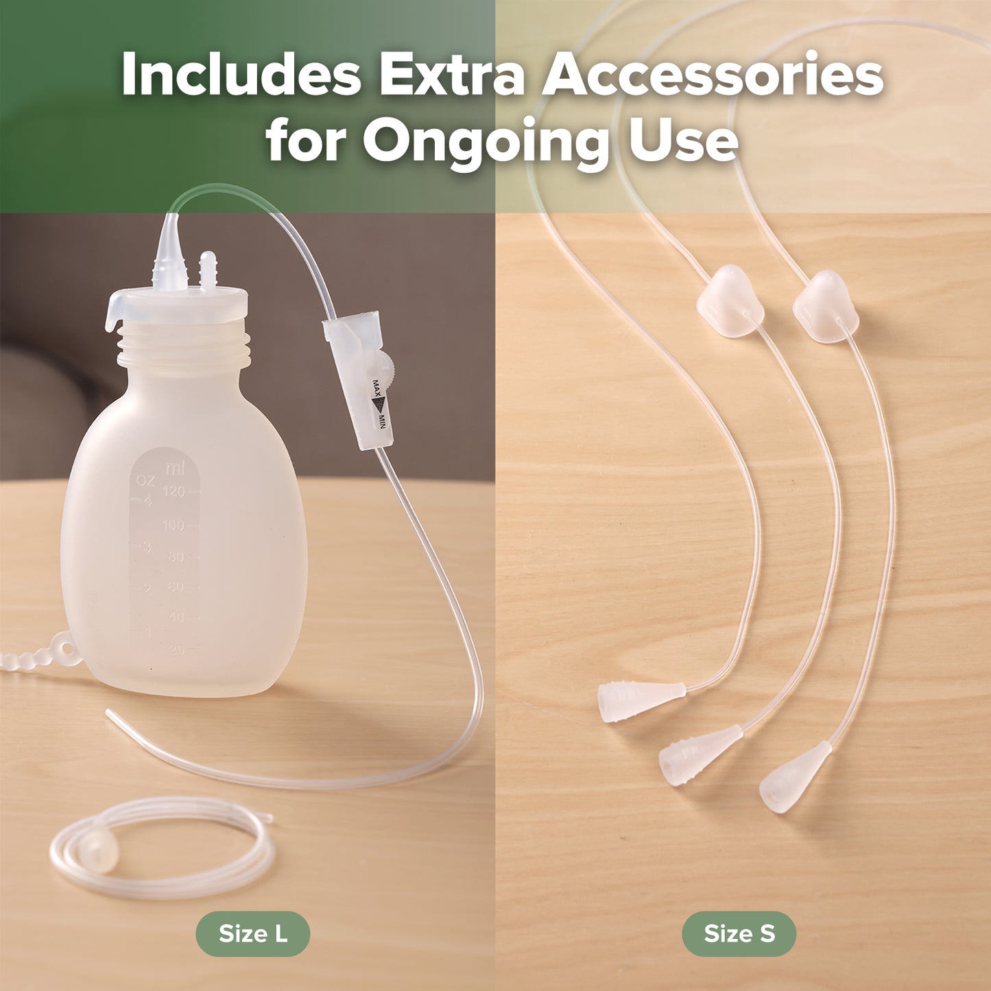Haakaa Supplemental Feeding Tube & Pouch Set (SNS)
