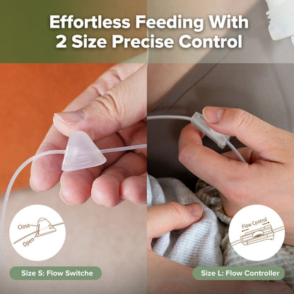 Haakaa Supplemental Feeding Tube & Pouch Set (SNS)
