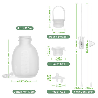 Haakaa Supplemental Feeding Tube & Pouch Set (SNS)