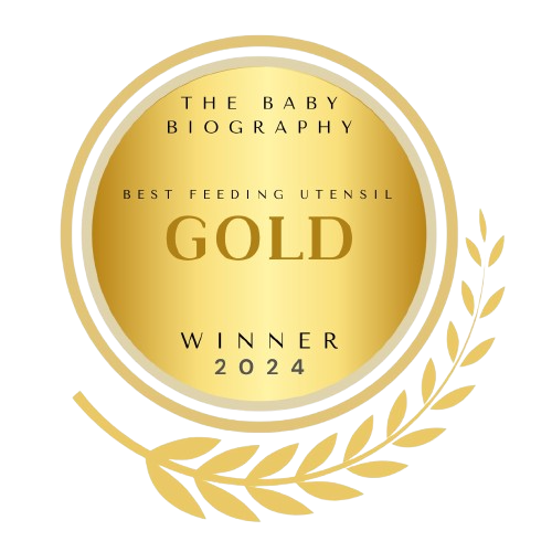 Gold Winner - THE BABY BIOGRAPHY Best Feeding Utensil 2024