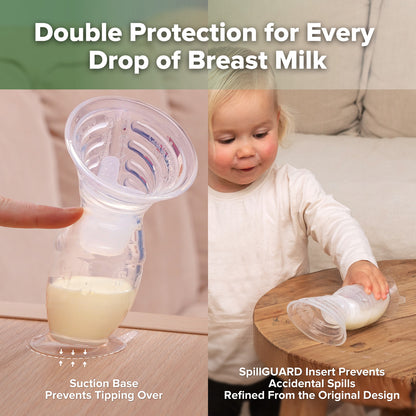 Gen. 2+ Silicone Manual Breast Pump + SpillGUARD Insert