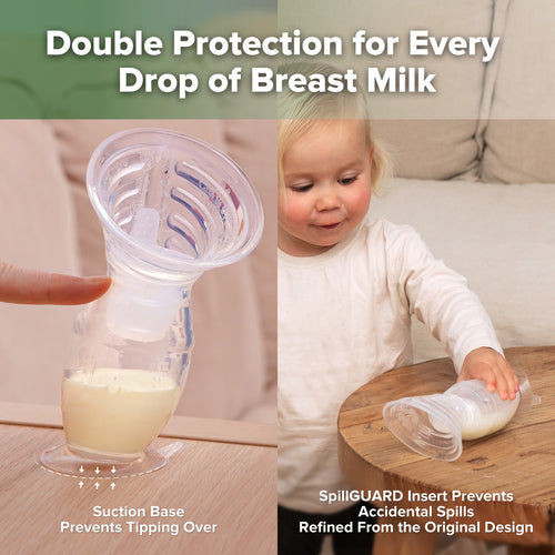 Gen. 2 Plus Silicone Manual Breast Pump + SpillGUARD Insert