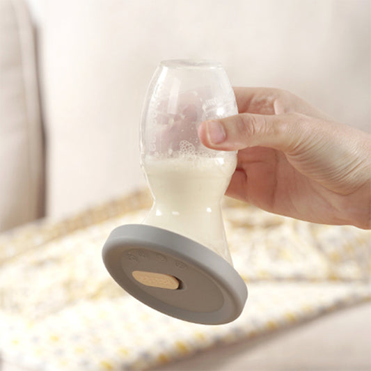 Silicone Breast Pump Store and Carry Set - Suva Grey