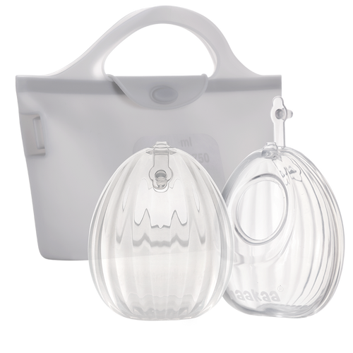 Shell Wearable Silicone Pump (Medical-Grade Silicone, 75ml/120ml)