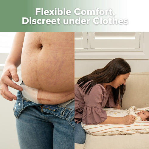 haakaa Mum C-Section Scar Silicone Patches - 6pcs (0.5mm*3 + 1mm*3)