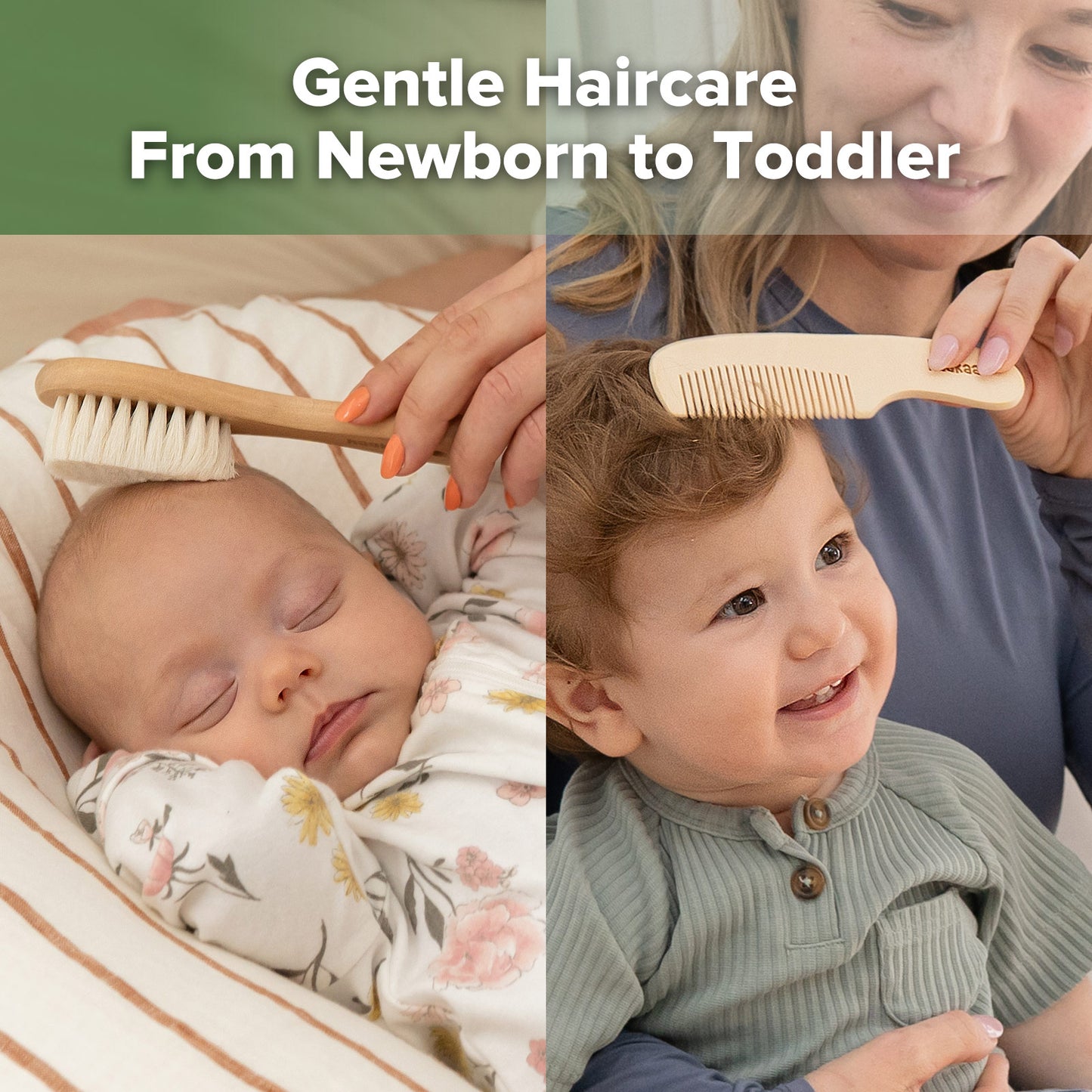 Wool Baby Hairbrush