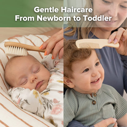 Wool Baby Hairbrush