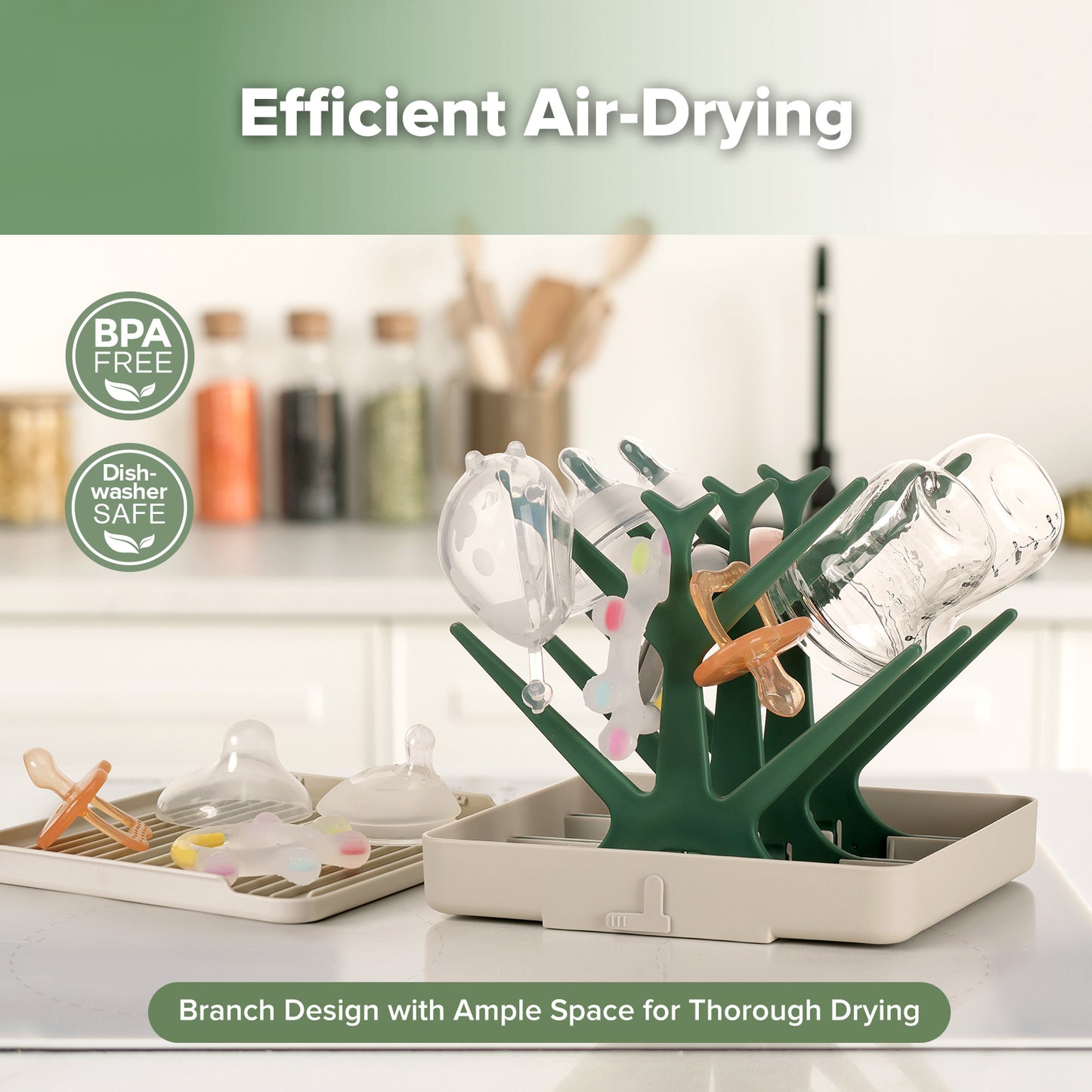 Easy-store Drying Tree & Tray Set (with Lid)