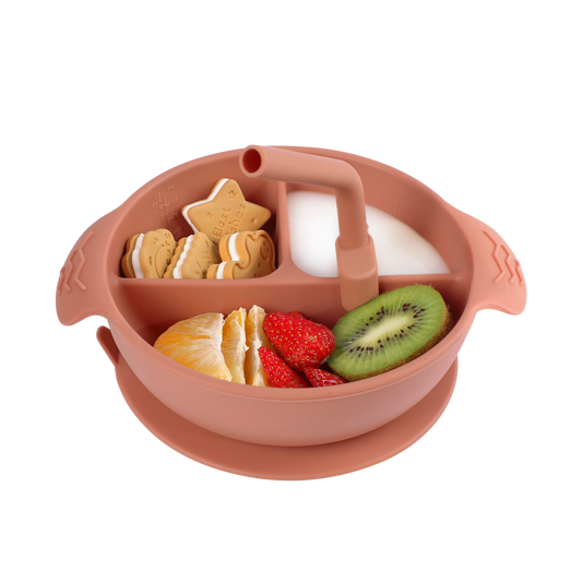 Silicone Divided Suction Bowl