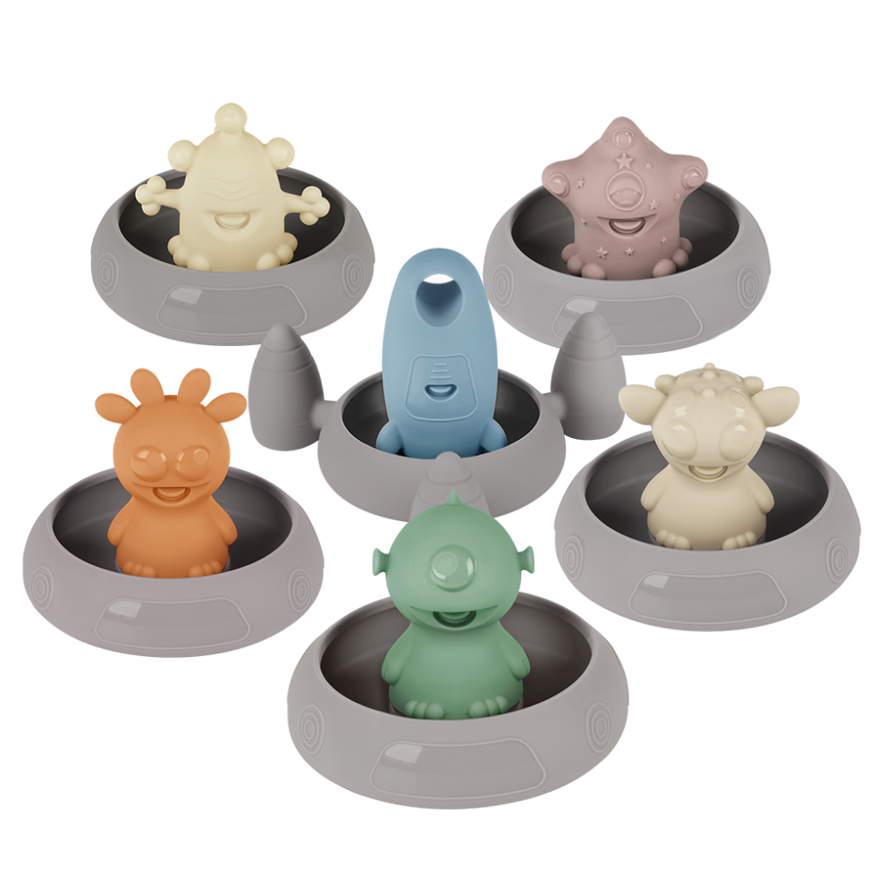 Alien Explorers Silicone Bath Toys
