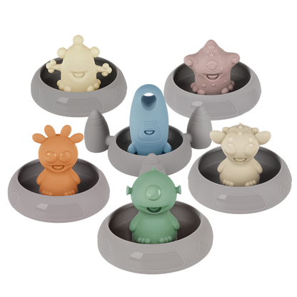 Alien Explorers Silicone Bath Toys