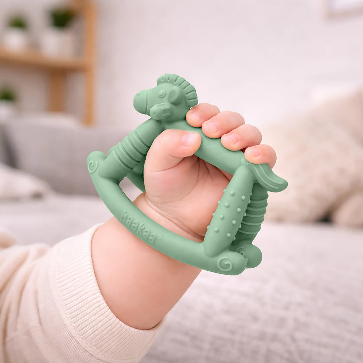 Rosie Rocking Horse Silicone Teether.
