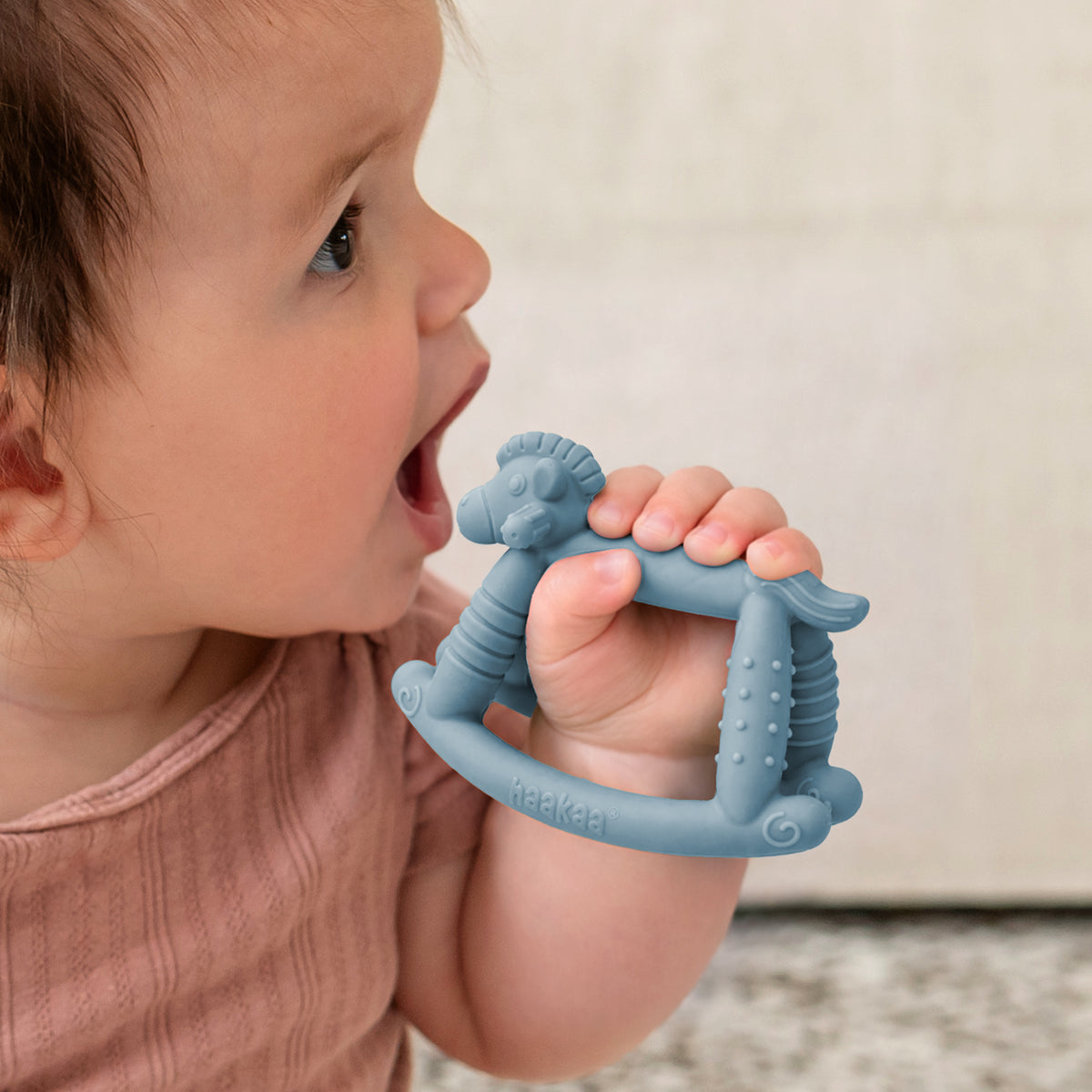 Rosie Rocking Horse Silicone Teether.