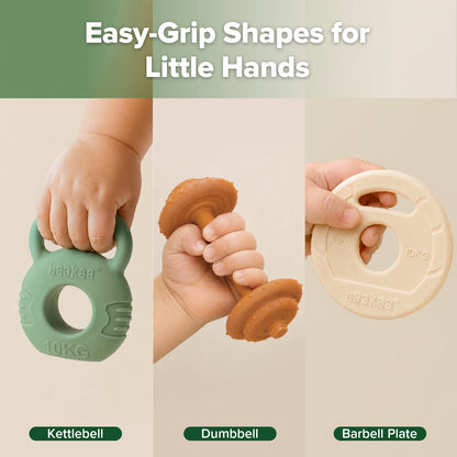Little Lifters Silicone Teether Set