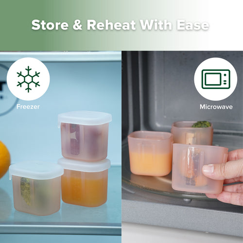 haakaa Mini Meal Silicone Storage Containers