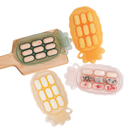 Pineapple Silicone Nibble Tray (with Label Slot)
