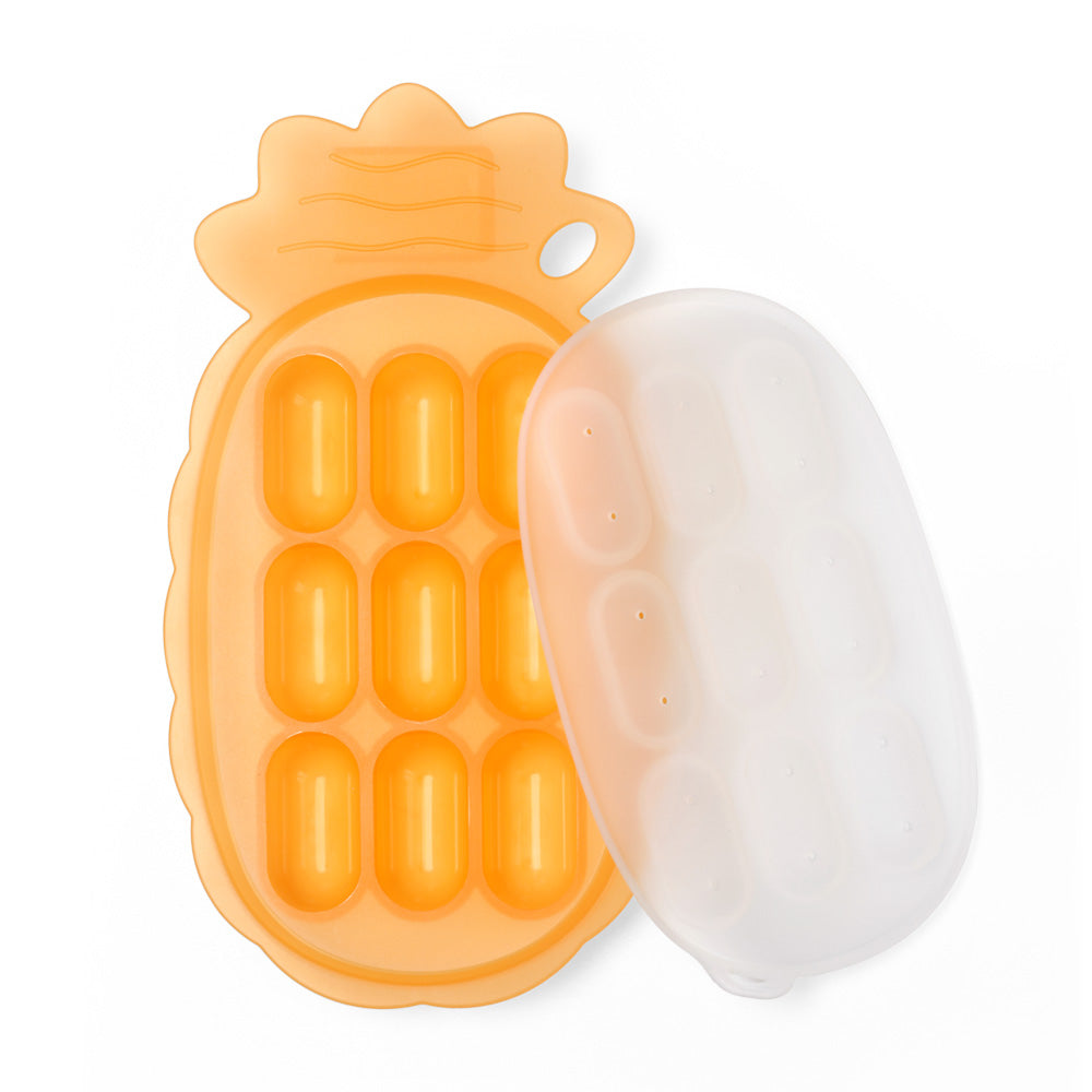 Pineapple Silicone Nibble Tray (with Label Slot).